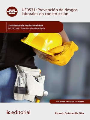 cover image of Prevención de riesgos laborales en construcción. EOCB0108